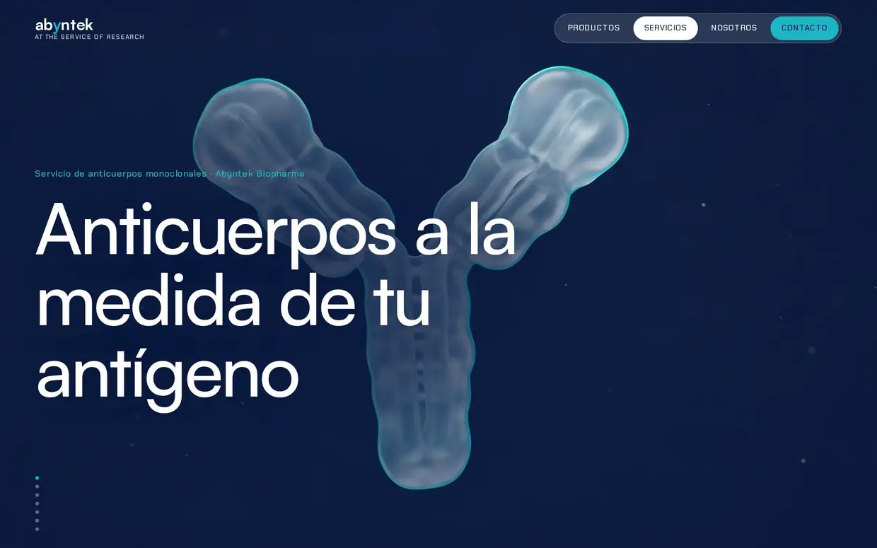 Página de anticuerpos monoclonales paso a paso