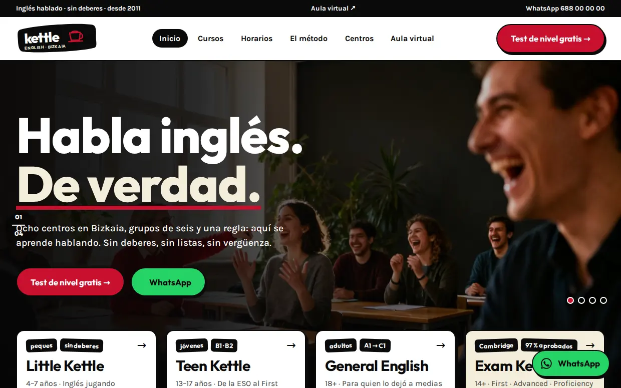 Portada de Kettle English